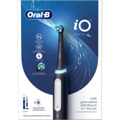 "Oral-B iO Series 4 Electric Toothbrush - Sleek Matt Black Design for Superior Oral Care"